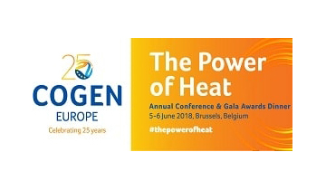 COGEN Europe Recognition Awards 2018 Acknowledge Outstanding  Performances and Achievements of Cogeneration Sector