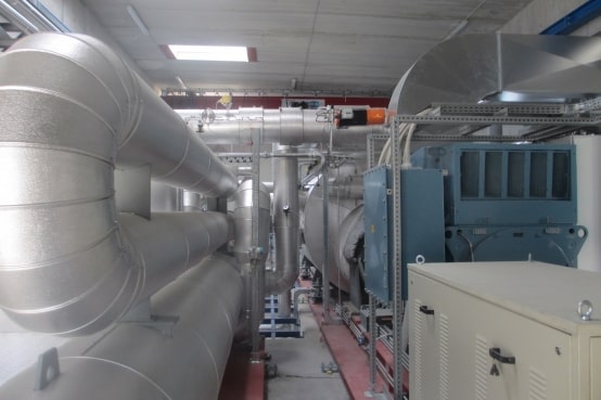 Turboden ORC turbogenerator in a biomass plant